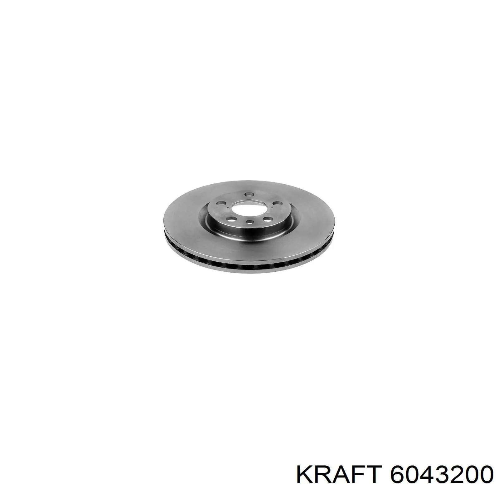 6043200 Kraft диск гальмівний передній