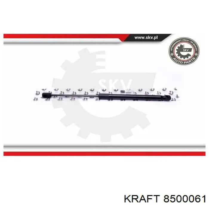 4D0827551B VAG Амортизатор кришки багажника / двері 3/5-ї задньої