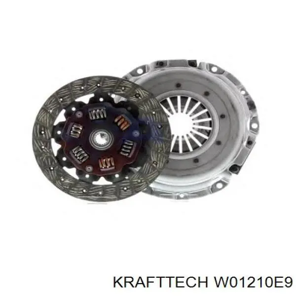 Комплект зчеплення (3 частини) Krafttech W01210E9 ціна, від 141.08 USD