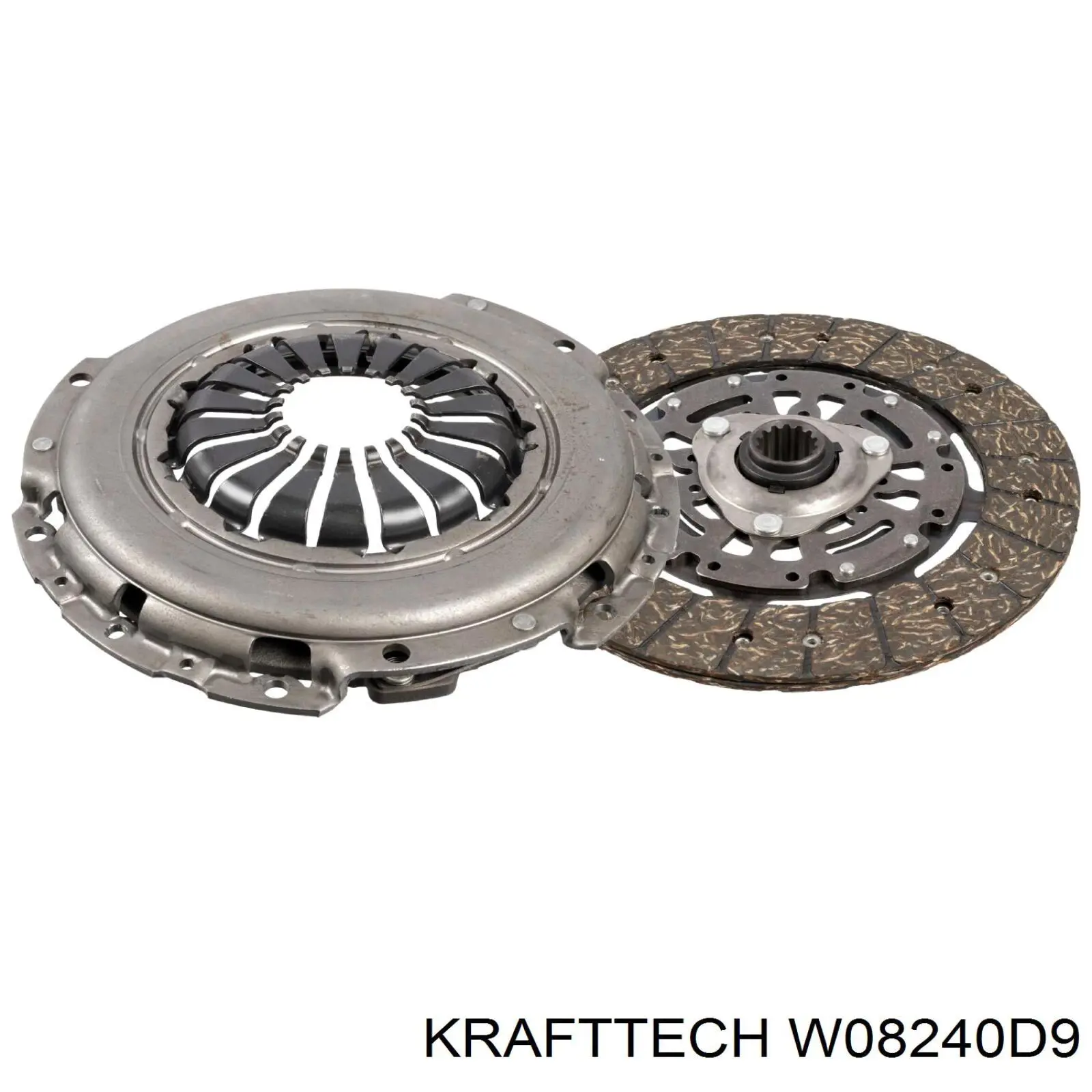 Комплект зчеплення (3 частини) W08240D9 Krafttech