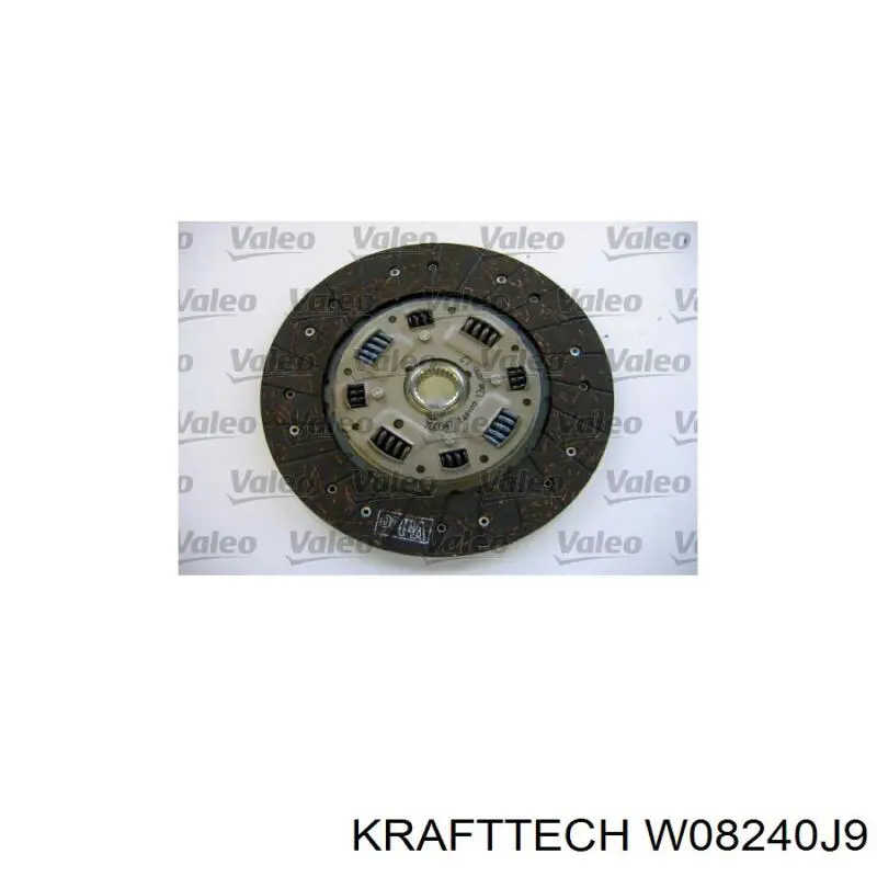 Комплект зчеплення (3 частини) W08240J9 Krafttech