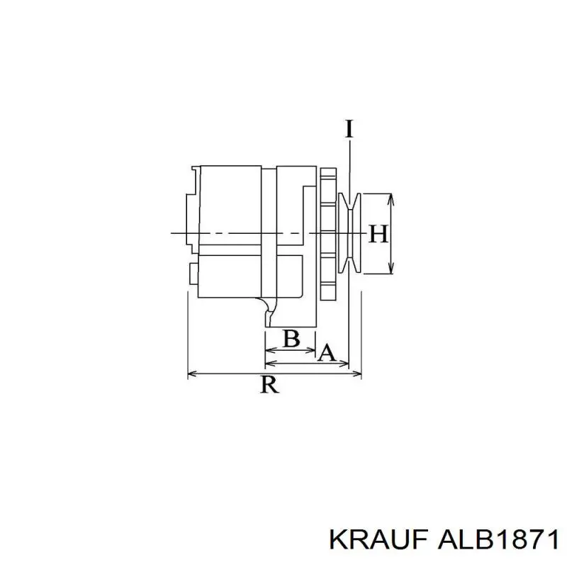 Генератор ALB1871 Krauf