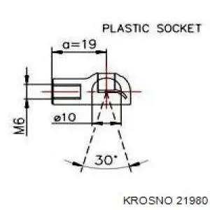 Амортизатор багажника ZSJ20003 Japko