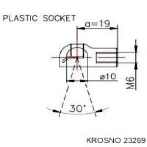 Амортизатор двері задньої Japan Parts ZS50004 ціна, від 7.76 USD