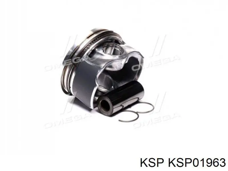 KSP01963 KSP поршень в комплекті на 1 циліндр, std