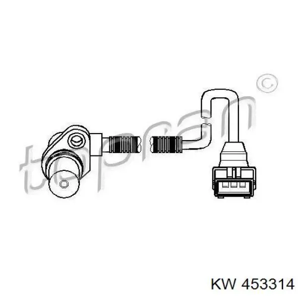Датчик обертів колінвалу KW AUTOMOTIVE 453314 ціна, від 22.57 USD