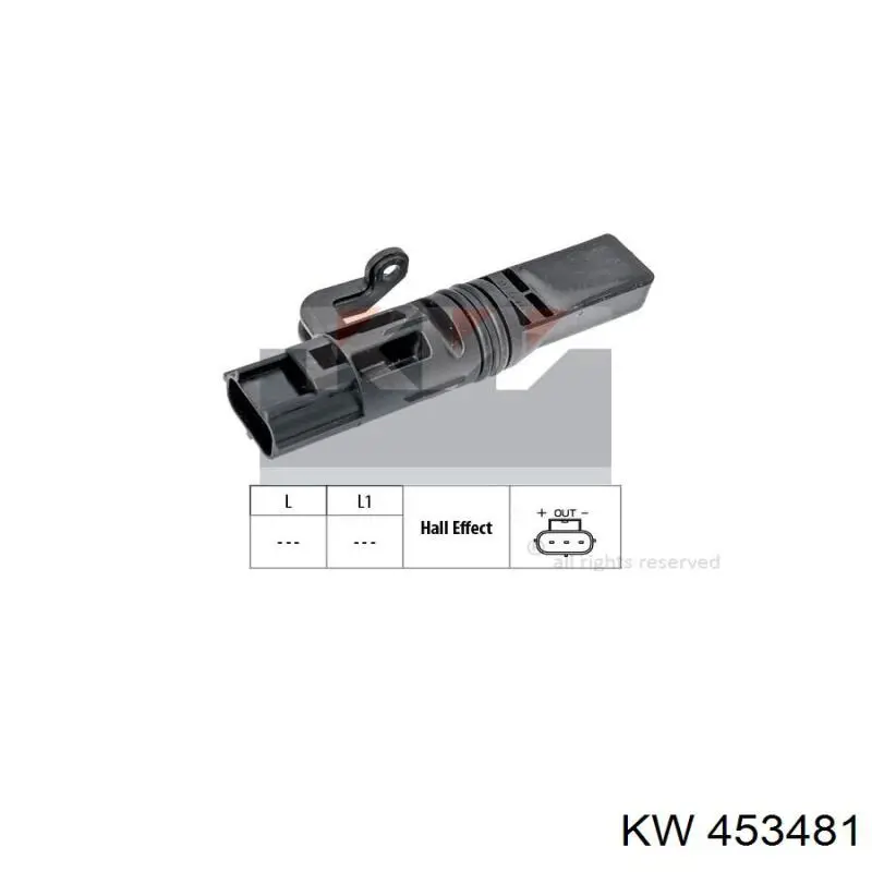 Купити 453481 KW AUTOMOTIVE Датчик швидкості обертання валу АКПП