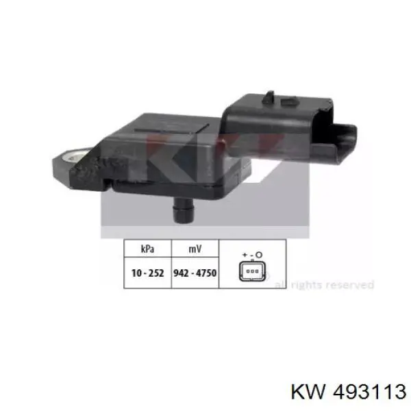 Купити 493113 KW AUTOMOTIVE Датчик абсолютного тиску