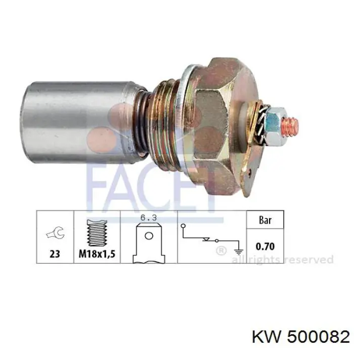 Купити 113138 Peugeot/Citroen Датчик тиску масла