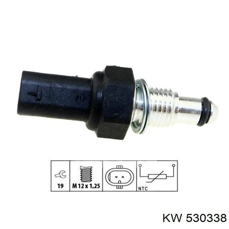 Датчик температури палива KW AUTOMOTIVE 530338 ціна, від 17.42 USD