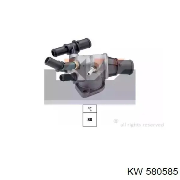 580585 KW AUTOMOTIVE Авто термостат