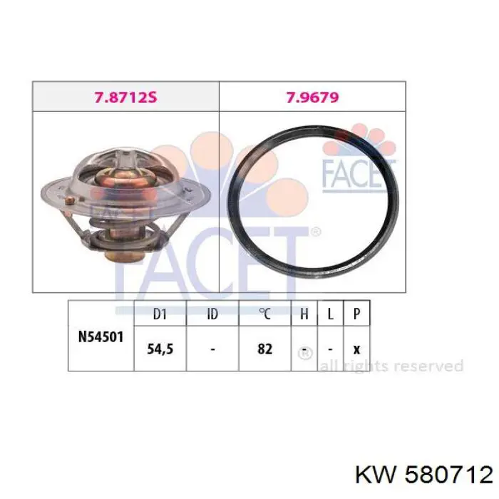 Термостат 580712 KW