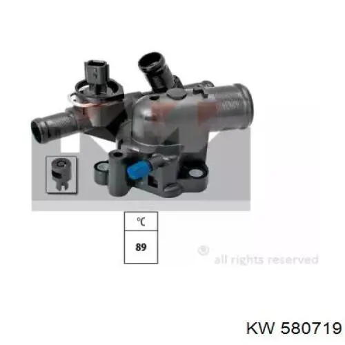 Купити 580719 KW AUTOMOTIVE Корпус термостата