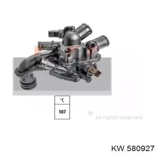 Купити 580927 KW AUTOMOTIVE Корпус термостата