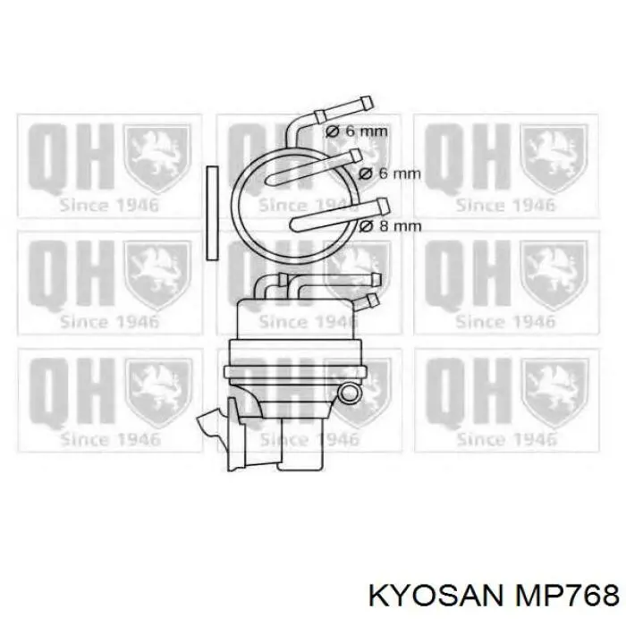 MP768 Kyosan паливний насос, механічний