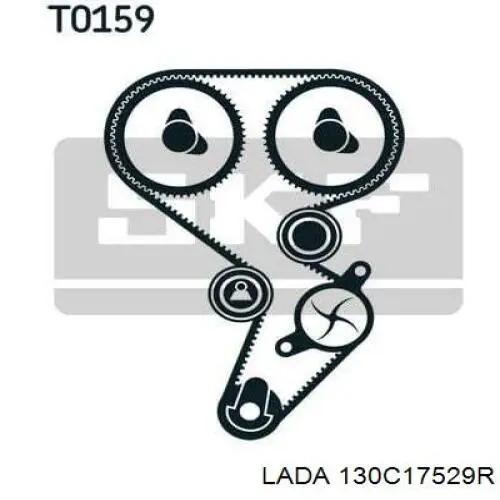 130C17529R Lada Ремінь ГРМ, комплект