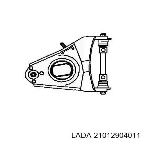 Важіль передньої підвіски нижній, лівий 21012904011 Lada