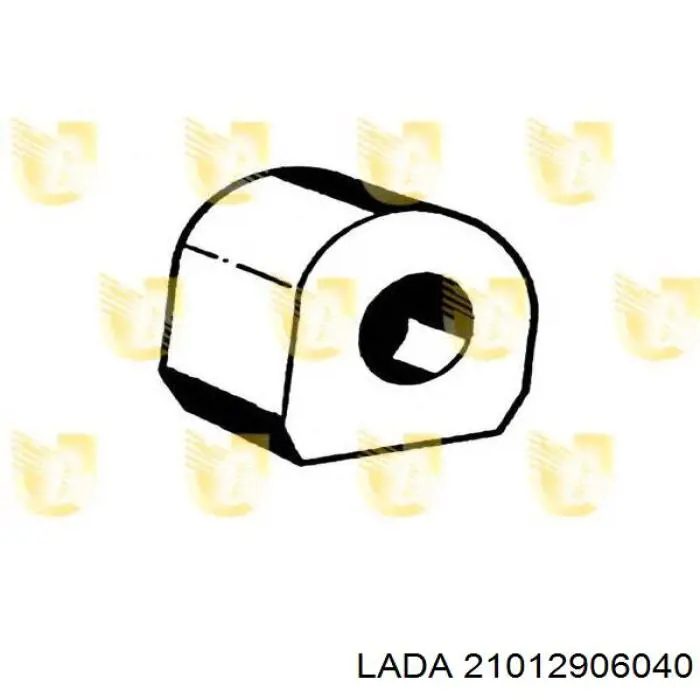 Купити 21012906040 Lada Подушка стабілізатора передня
