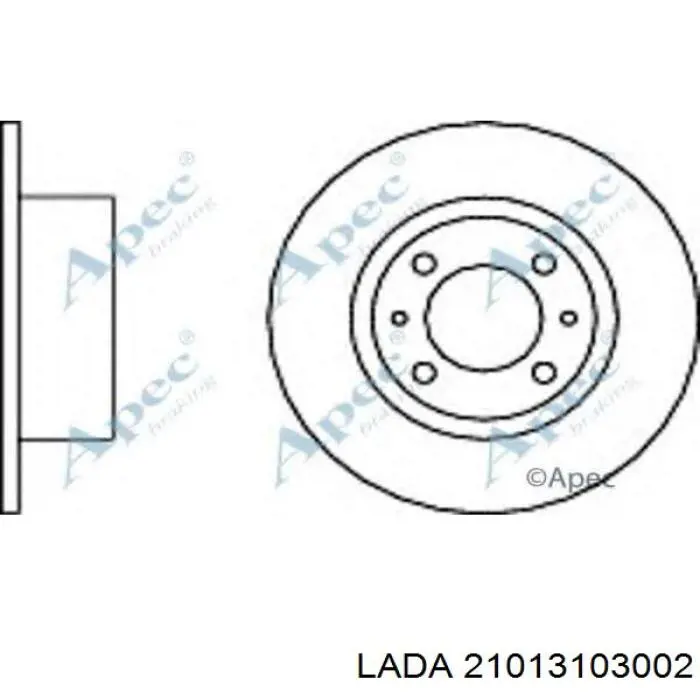 Маточина передня 21010310301500 Lada