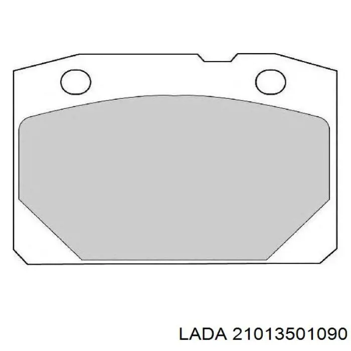 Передні тормозні колодки 21013501090 Lada