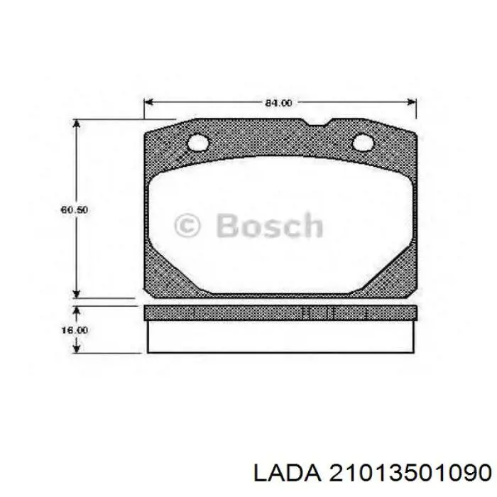 Гальмівні колодки Lada 21013501090 ціна, від 7.59 USD