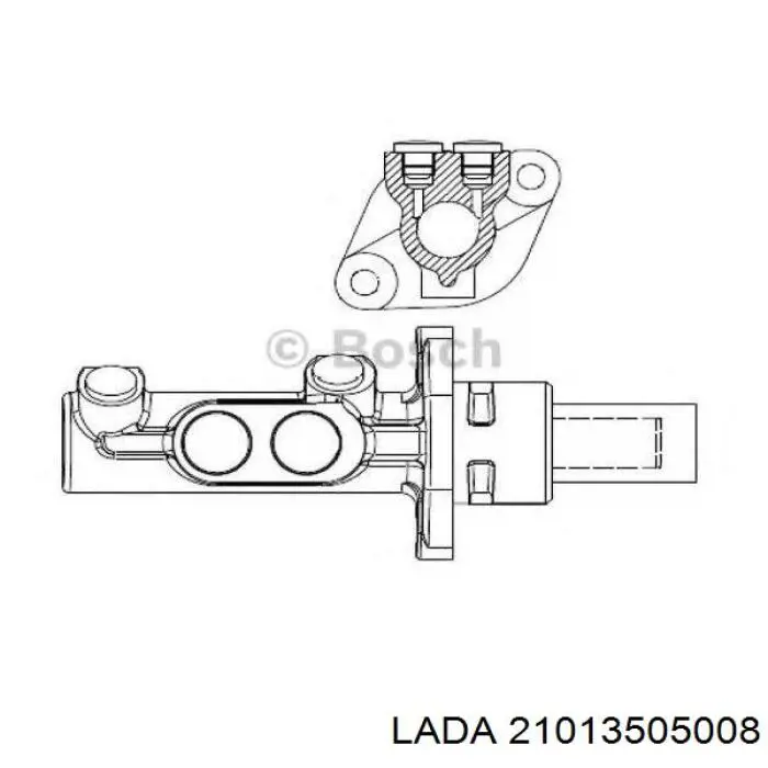 21013505008 Lada Циліндр гальмівний, головний