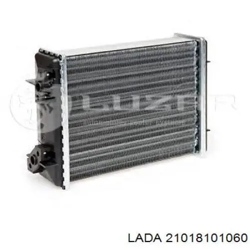 Радіатор опалювача luzar lrh0101b (2101-8101060) ваз 2101 на Lada 2104 