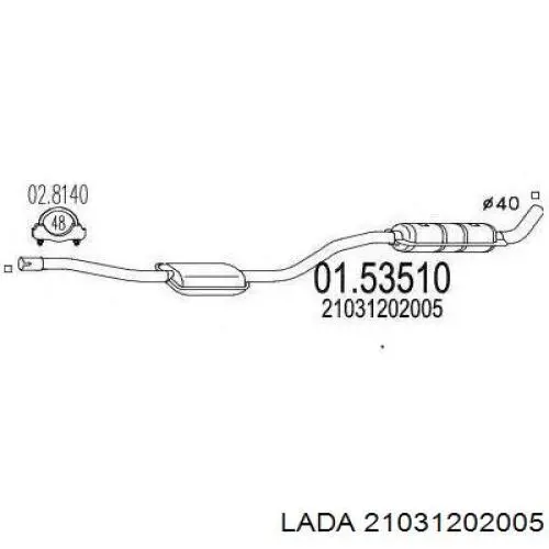 Глушник, центральна частина 21031202005 Lada