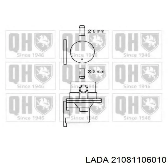 Паливний насос, механічний AT 6010008FP ціна, від 11.40 USD