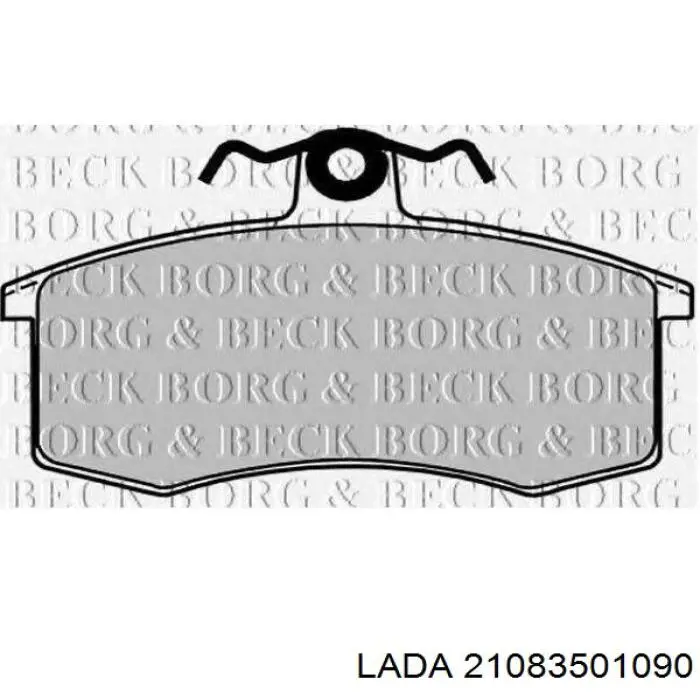 21083501090 Lada Передні гальмівні колодки