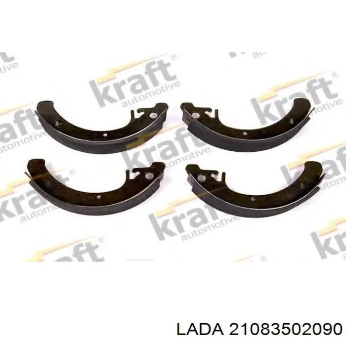 21083502090 Lada Колодки гальмівні задні, барабанні