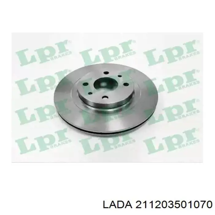 Диск переднього гальма Lada 211203501070 ціна, від 24.50 USD
