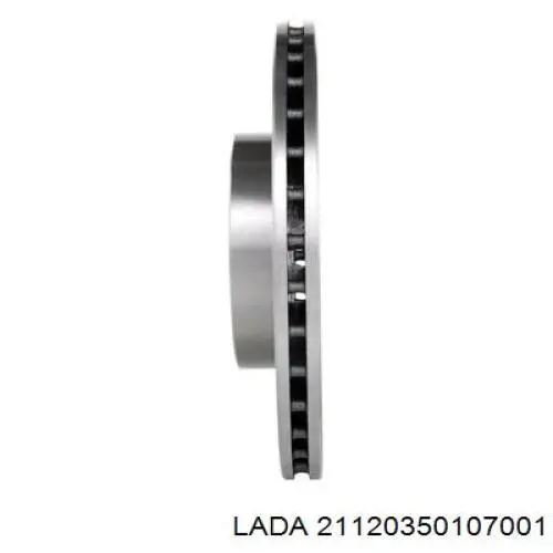 Гальмівні диски передні 21120350107001 Lada