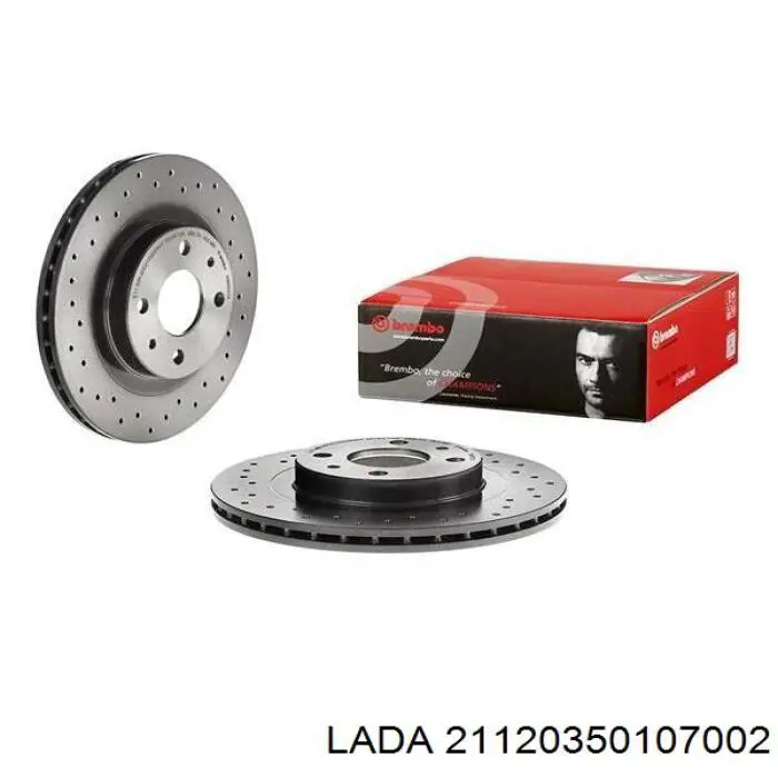 Диск переднього гальма Lada 21120350107002 ціна, від 26.09 USD