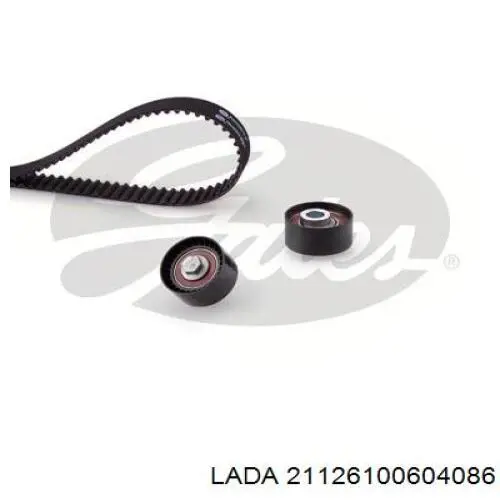 21126100604086 Lada Ремінь ГРМ, комплект