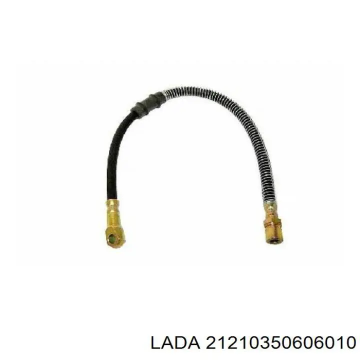 21210350606010 Lada Гнучка гальмівна трубка передня