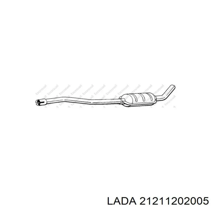 Купити 21211202005 Lada Вихлоп