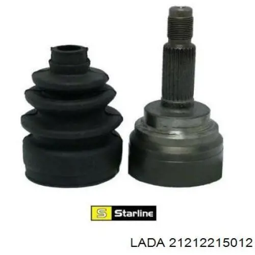 ШРУС зовнішній передній 21212215012 Lada