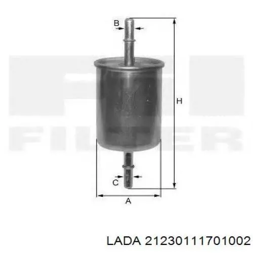 Фільтр паливний 21230111701002 Lada