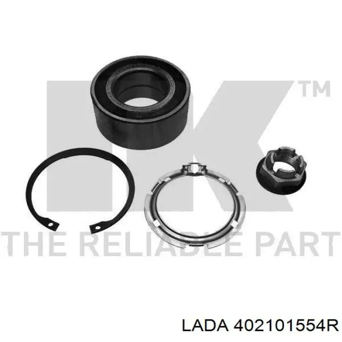 402101554R Lada Підшипник маточини передньої