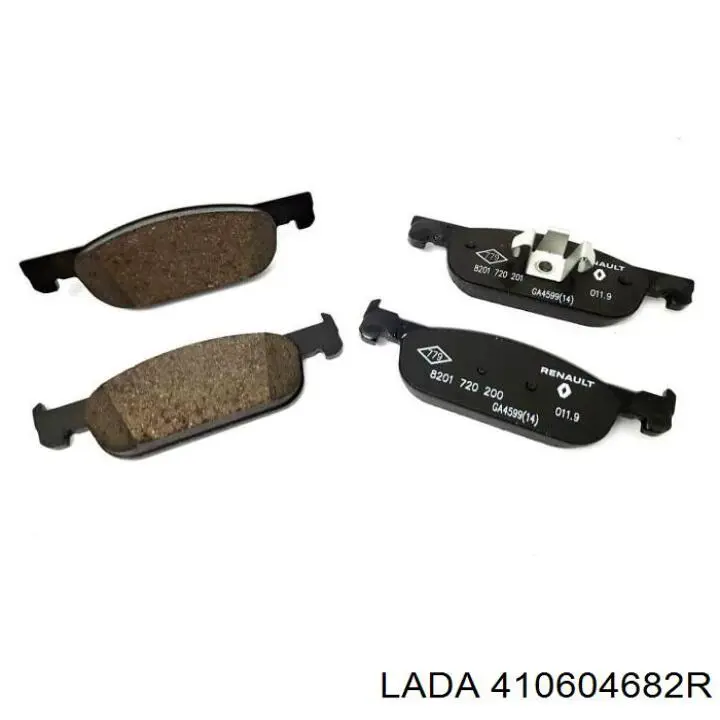Гальмівні колодки Lada 410604682R ціна, від 25.14 USD