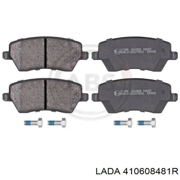 410608481R Lada колодки гальмівні передні, дискові