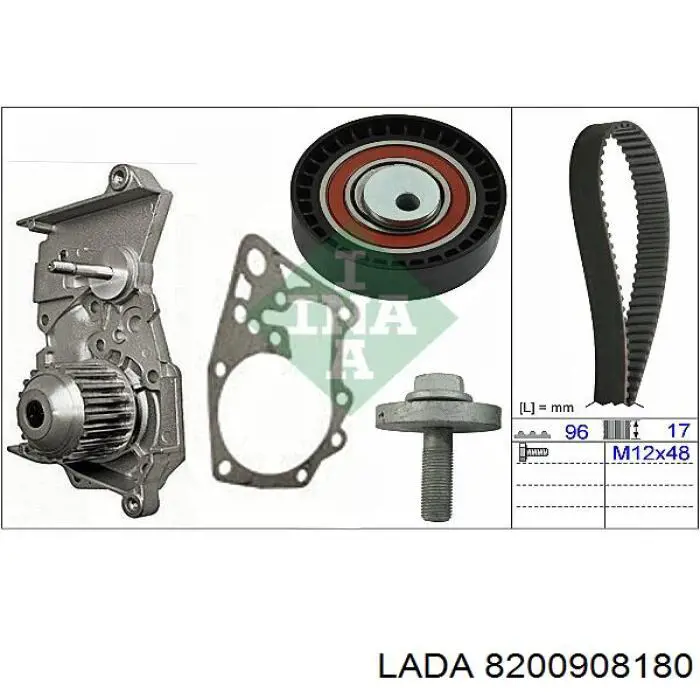 Ролик натяжителя ременя газорозподілу Lada 8200908180 ціна, від 24.07 USD