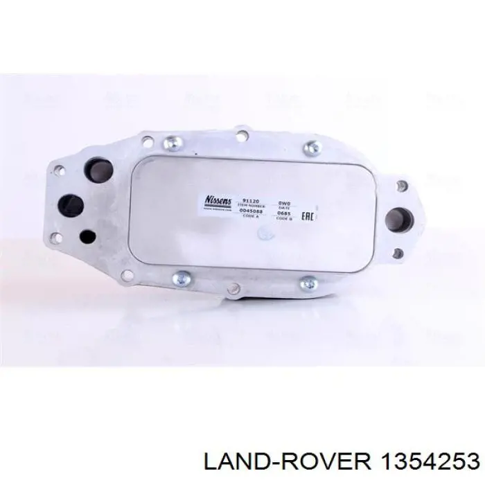 1354253 Land Rover радіатор масляний (холодильник, під фільтром)