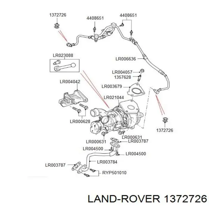 Шайба пружинна Land Rover 1372726 ціна, від 19.06 USD