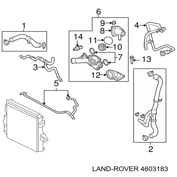 Купити 4603183 Land Rover Датчик температури охолоджуючої рідини
