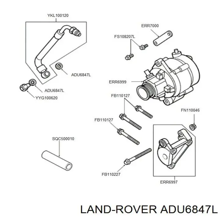  Land Rover ADU6847L ціна, від 2.32 USD