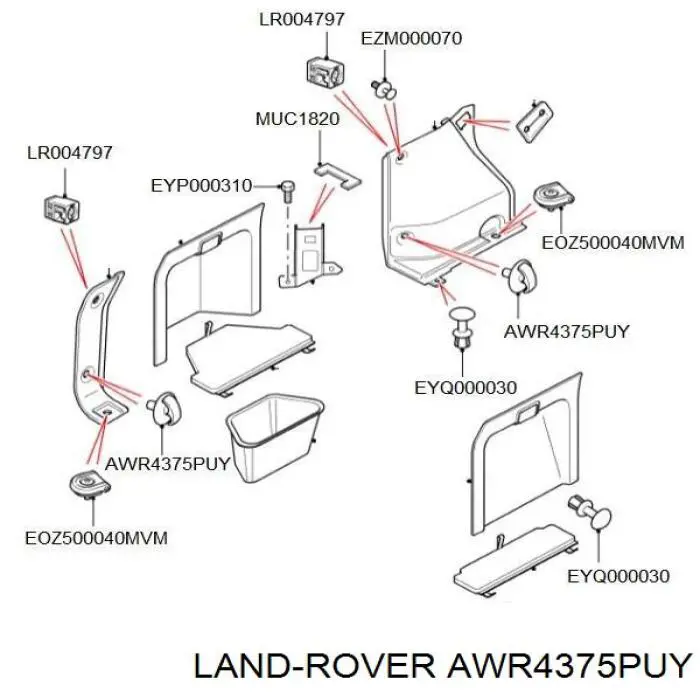  Land Rover AWR4375PUY ціна, від 3.17 USD