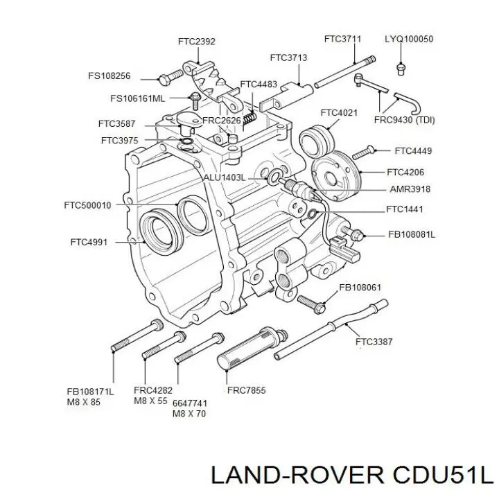 Датчик ліхтарів заднього ходу Land Rover CDU51L ціна, від 15.48 USD