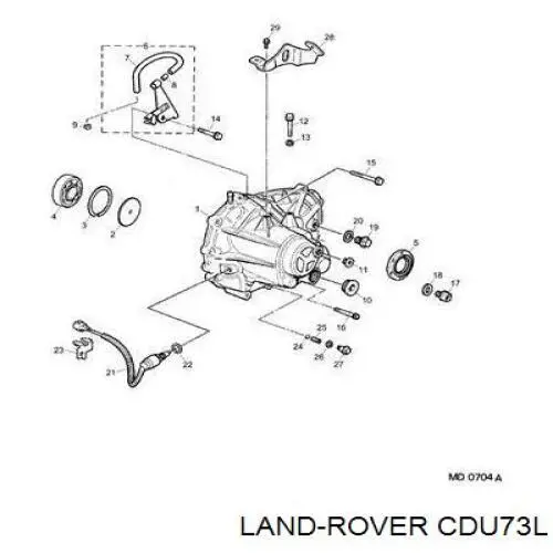 CDU73L Land Rover 